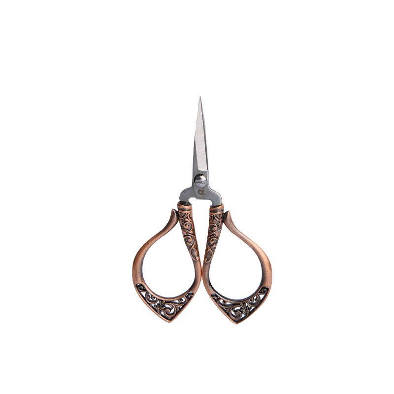 水仙藤蔓荆棘复古手工绣花剪 十字绣剪不锈钢线头剪家用便携剪刀,淘宝优惠券,粉丝福利购,淘宝优惠卷