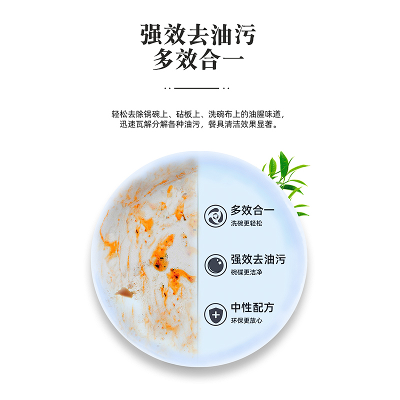 蓝漂洗洁精500g*1瓶装 - 图0