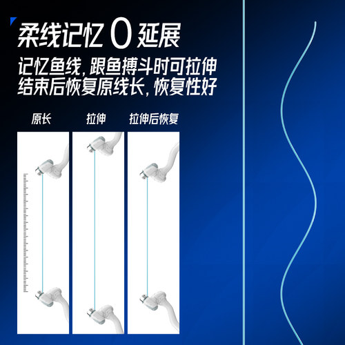威拓森柔韧有鱼主线组成品线组2无结高端绑好鱼线全套装子线竞技 - 图2