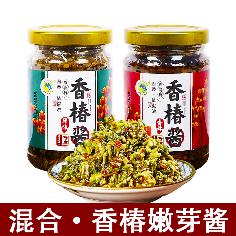 香椿酱沂蒙山新鲜正宗香椿芽特产拌饭拌面下饭菜炒菜香辣-图1