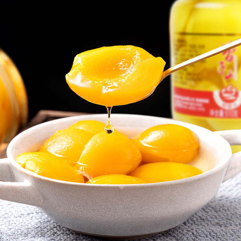 曾子山当季新鲜黄桃水果罐头510g*4罐