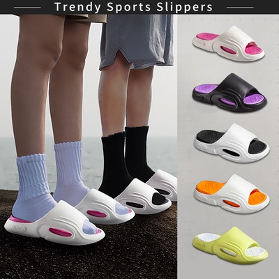 踩屎感拖鞋男士夏季运动可外穿2026新款家居室内防滑防臭厚底凉拖