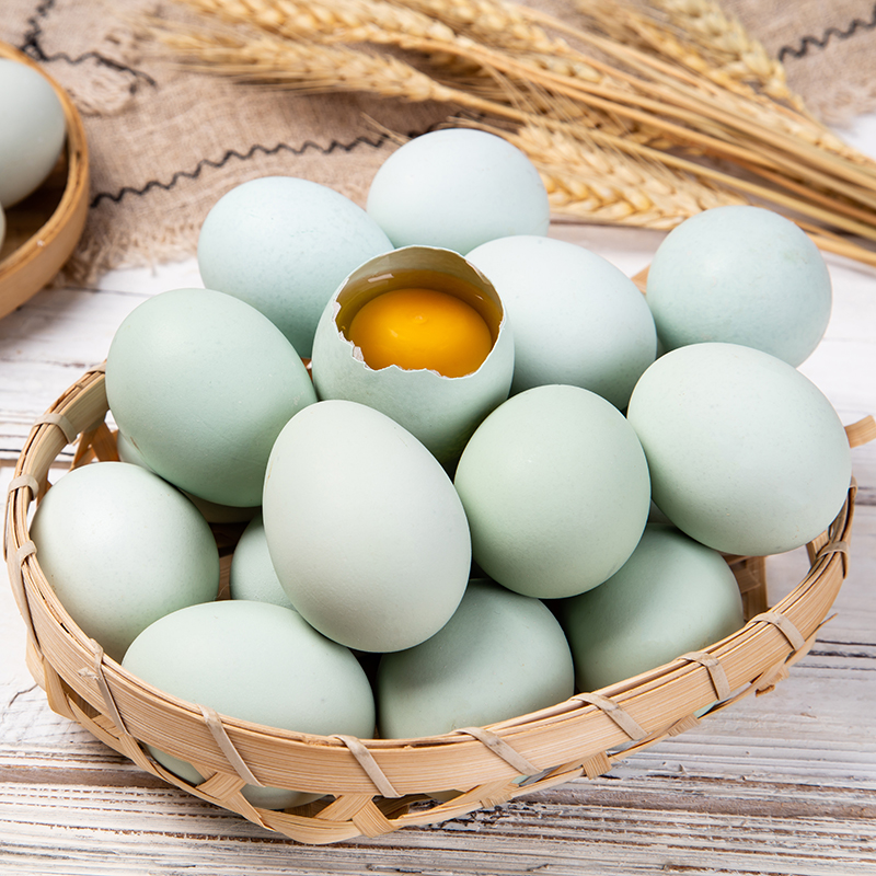 绿壳山鸡蛋30枚新鲜乌鸡蛋40枚正宗农家散养土鸡蛋20枚农村柴鸡蛋-图0
