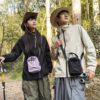 Outdoor hiking portable water bottle mobile phone bag lightweight crossbody small bag sports multi-functional portable small bag