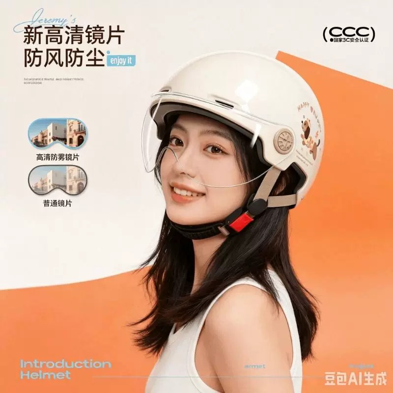 New national standard 3c certified children's helmet 3-16 years old male and female electric vehicle motorcycle safety helmet half helmet for all seasons