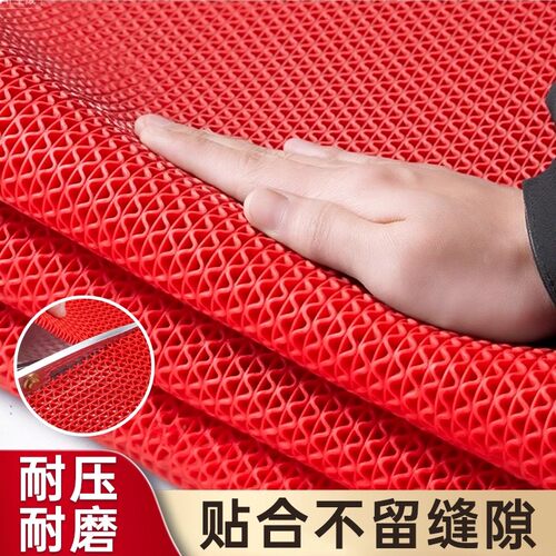 pvc镂空防滑地垫厨房厕所防滑垫浴室塑料防水垫地毯门垫卫生间 - 图0