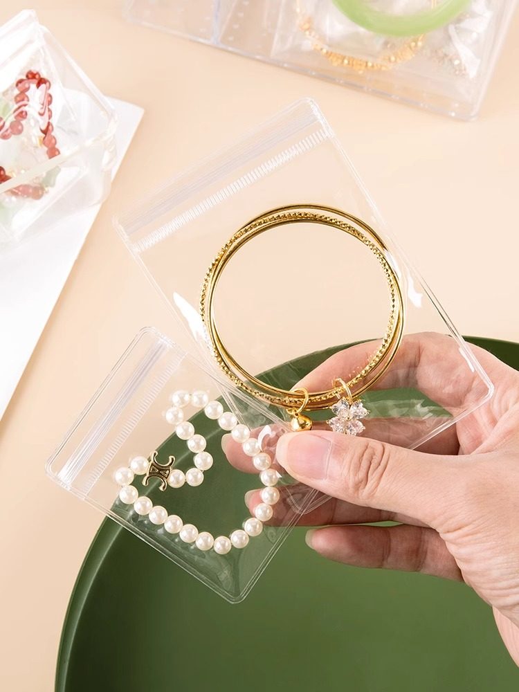 防氧化首饰盒耳环耳钉项链收纳盒饰品首饰耳饰收纳透明首饰袋子,淘宝优惠券,粉丝福利购,淘宝优惠卷