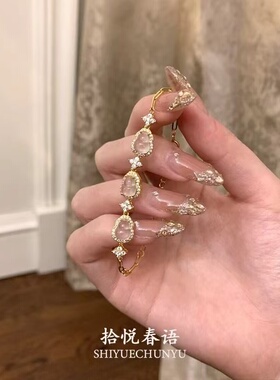 【金财福禄】中式清透葫芦手链女精致贵气千金感小众轻奢设计手饰