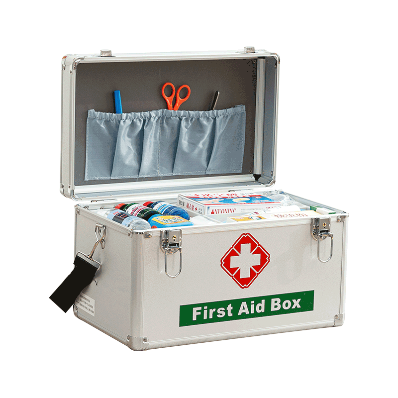 医药箱大容量家用药品收纳盒家庭应急急救箱工厂出诊箱分隔分格 - 图3