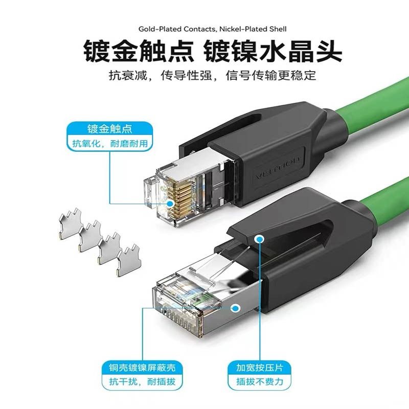 高柔工业超六类网线伺服ethercat以太网线缆千兆拖链网络跳线七类