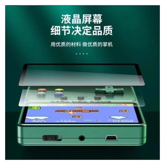 Consola de juegos portátil sup nuevo modelo con TV Tetris pantalla grande nostálgica para niños Super FC Mary genuino doble hogar de alta definición Mario con mango juguete antiguo mini consola portátil