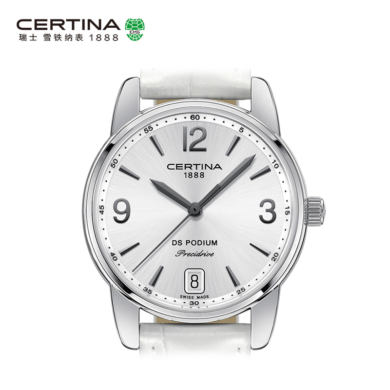 Certina雪铁纳DS Podium系列瑞士进口时尚防水石英真皮手表女表 Certina雪铁纳DS Podium系列瑞士进口时尚防水石英真皮手表女表