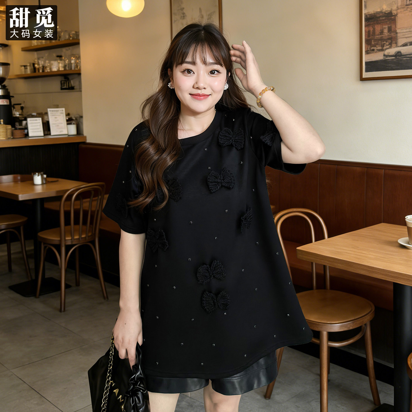 甜觅特大码女装春夏装胖mm300斤重工钉珠蝴蝶结长款新年红色卫衣,淘宝优惠券,粉丝福利购,淘宝优惠卷