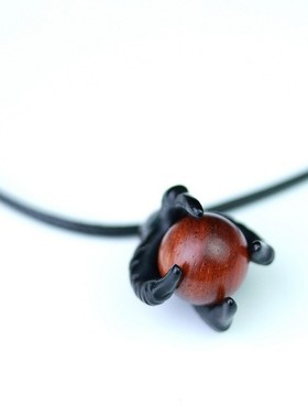 本命年生肖紫光檀男友礼物龙吊坠