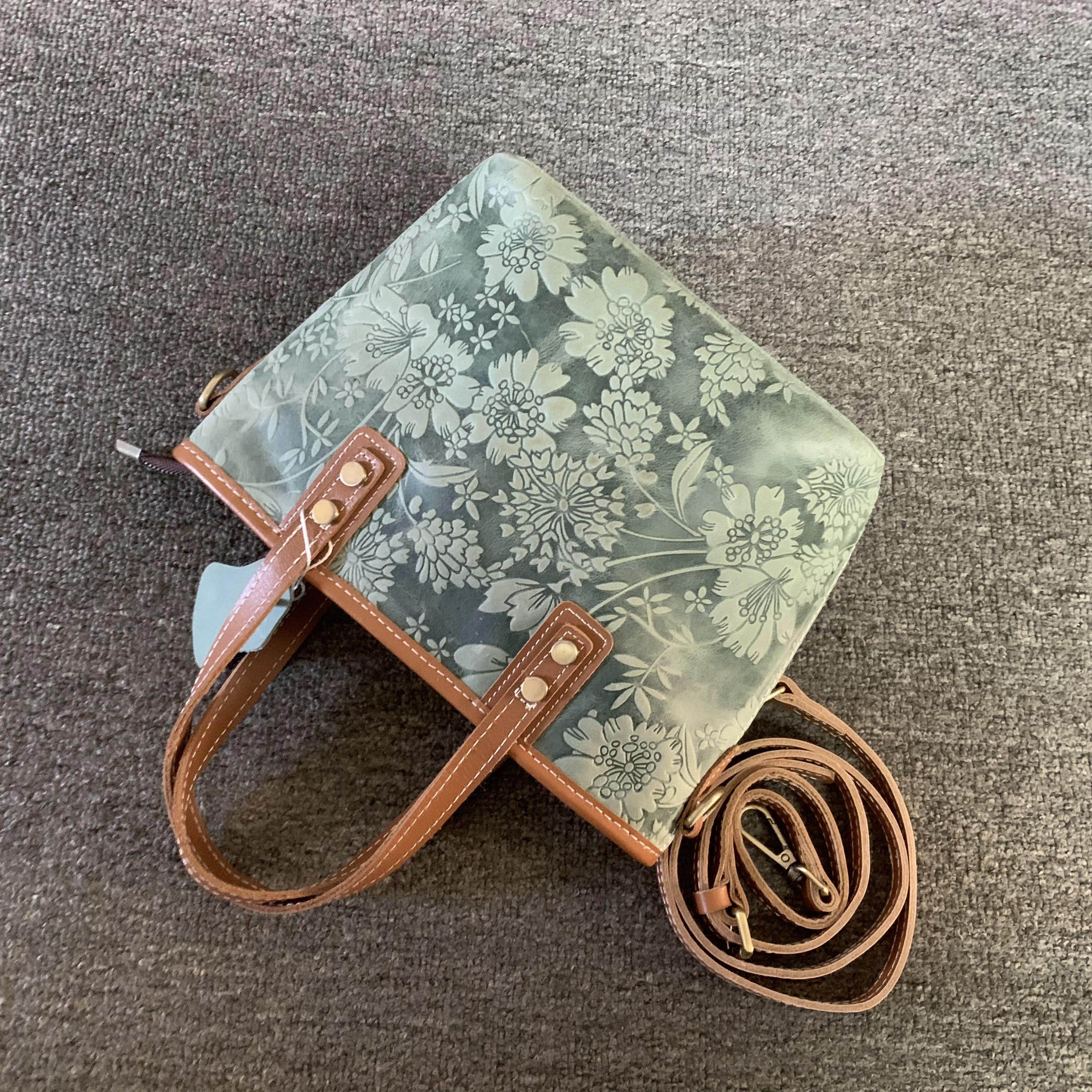 真皮女包韩版百搭时尚撞色头层疯马牛皮女手提单肩复古小托特包女,淘宝优惠券,粉丝福利购,淘宝优惠卷