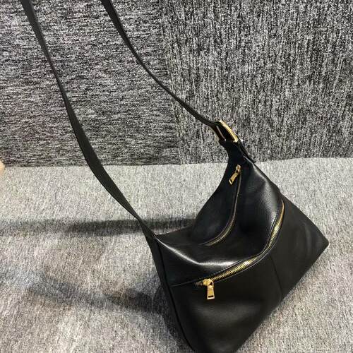 商场撤柜货2022百搭时尚女包头层软牛皮简约风女单肩包手提水桶包 - 图0