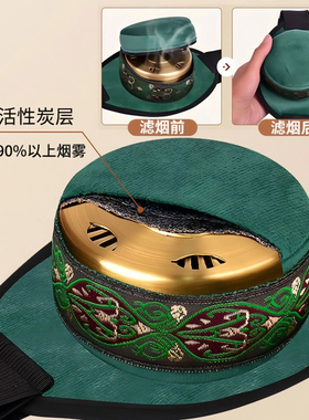 新款底部镂空无烟艾灸盒随身灸