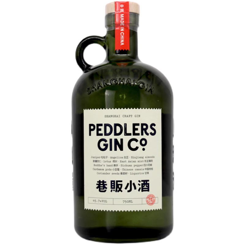 巷贩小酒金酒 peddlers's gin杜松子酒中国制造金酒正品行货750ml-图3