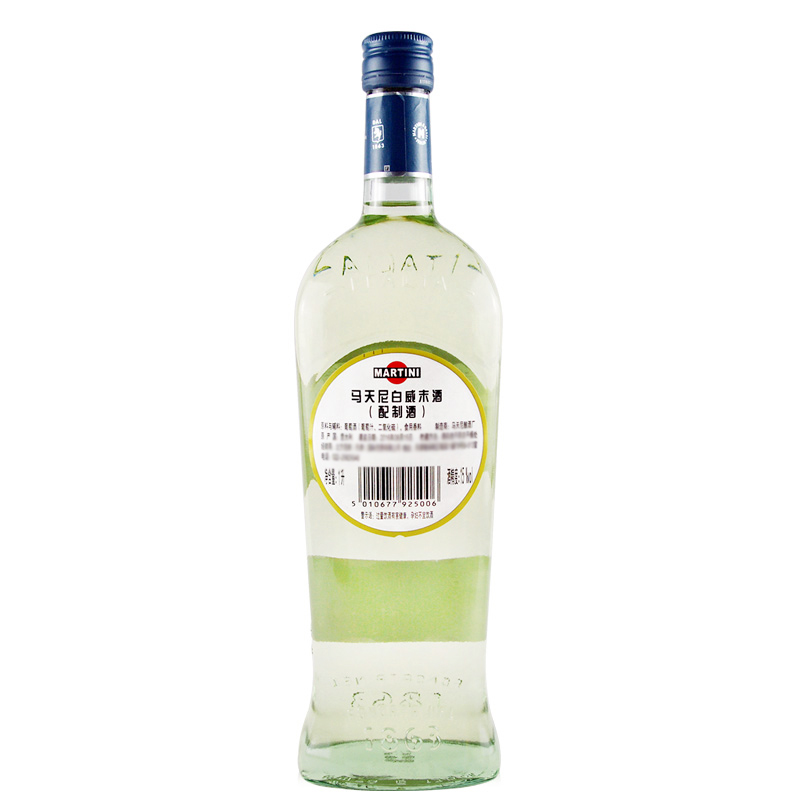 马天尼白威末酒 MARTINI BLANCO VERMOUTH1000ML 鸡尾酒基酒 洋酒 - 图1