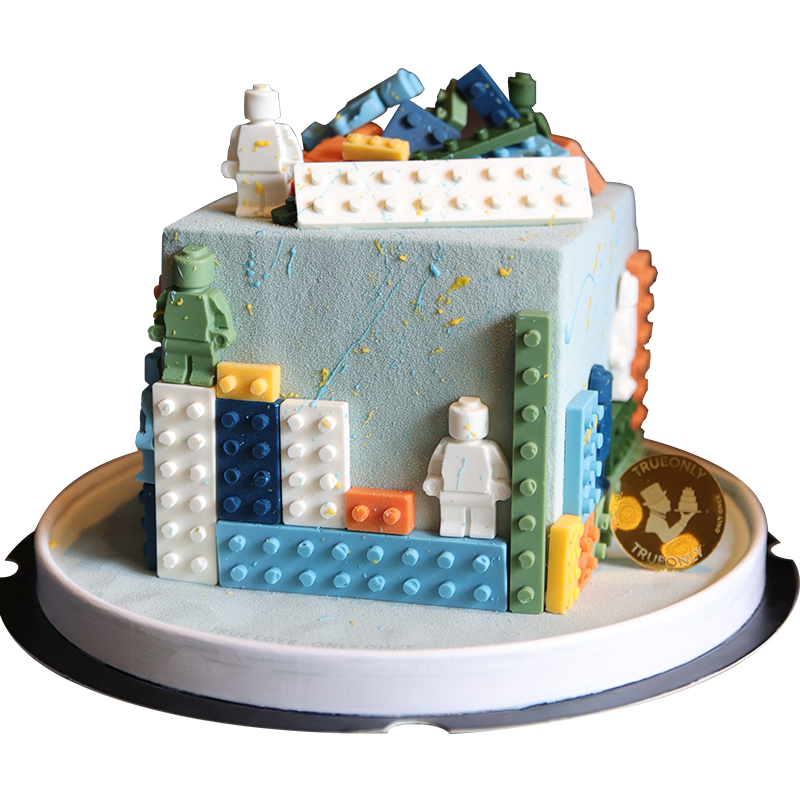 橙路创意儿童积木男孩女孩生日蛋糕深圳北京上海广州杭州宁波同城,淘宝优惠券,粉丝福利购,淘宝优惠卷