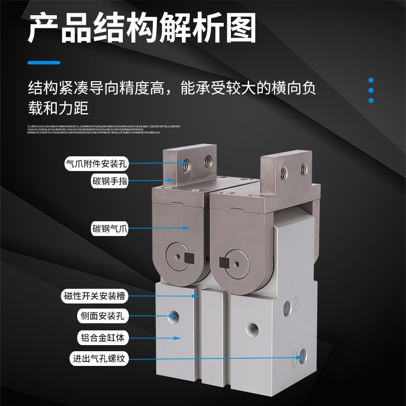 MHW2-20D-25D-32D-40D-50D-D1 SMC手指气缸180度开闭齿轮式翻转式,淘宝优惠券,粉丝福利购,淘宝优惠卷