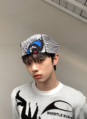 天使眼睛复古百搭头巾男女y2k