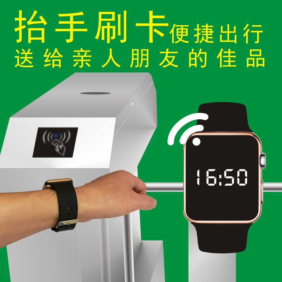 现货防水IC复旦m1门禁手环CUIDFUID芯片门禁智能卡