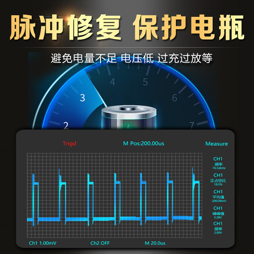 汽车电瓶充电器12v24v伏大功率冲充电机全自动智能通用修复型启停 - 图2