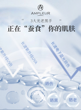 AMPLEUR小白伞防晒SPF50+两支装
