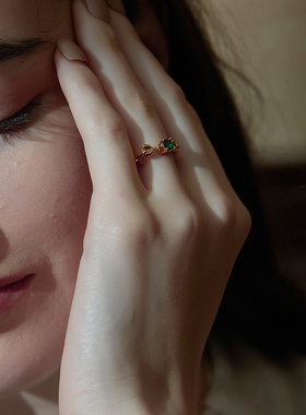 littlejoys女气质通勤链条戒指