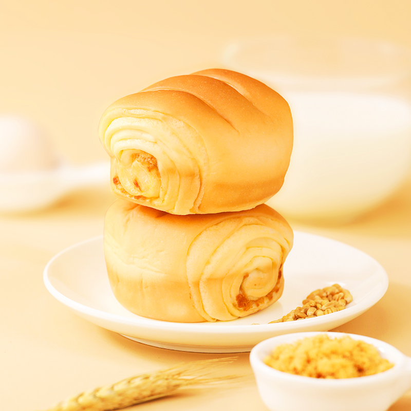 小白心里软肉松手撕面包早餐休闲小吃营养糕点下午茶健康零食整箱