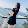 Swimsuit female Xia Zangxian thin 2022 new conservative skirt big size student Korean inspi hot spring hot spring