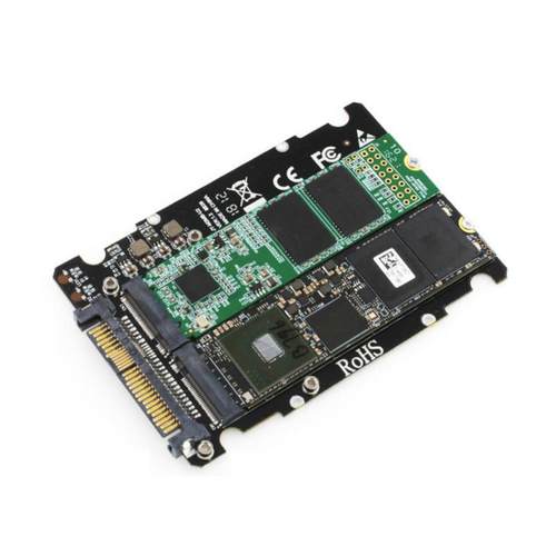 M.2 NGFF/PCIE3.0 NVME转U.2转接卡SFF8639全铝U2硬盘盒SSD GEN3-图1