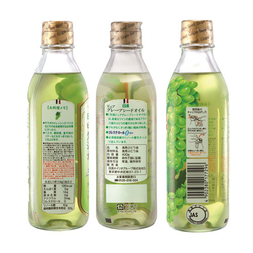 【日本原装进口】日清葡萄籽油400g食用油精油植物油小瓶凉拌清淡 - 图3