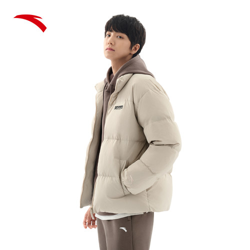安踏多彩羽绒服 | 面包服男冬季防风保暖防泼水羽绒服152548901N - 图3