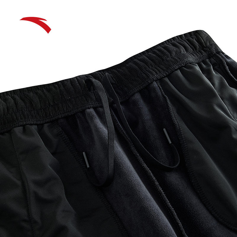 安踏休闲运动长裤女秋冬季加绒保暖宽松阔腿直筒裤子162447313N,淘宝优惠券,粉丝福利购,淘宝优惠卷