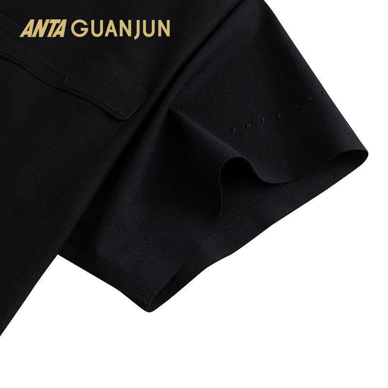 安踏冠军旅行系列商务通勤速干宽松针织短T男短袖POLO衫152530109,淘宝优惠券,粉丝福利购,淘宝优惠卷