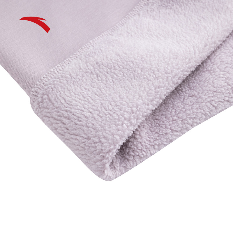 安踏易打理套装丨加绒立领卫衣外套运动长裤两件套女针织运动套,淘宝优惠券,粉丝福利购,淘宝优惠卷