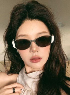 欧美复古猫眼太阳眼镜高级感
