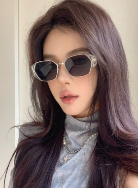 欧美小冰块墨镜个性多边形