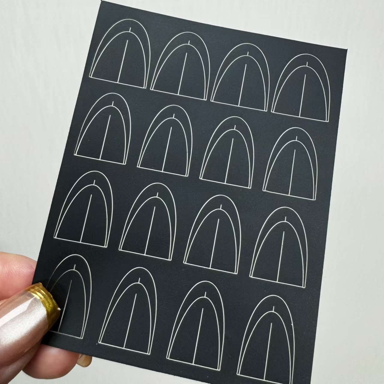 美甲深V法式贴纸喷绘渐变拍拍胶模板线条指甲辅助工具美甲店镂空,淘宝优惠券,粉丝福利购,淘宝优惠卷