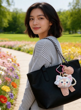 娃咖Car达菲玫玫女熊头包包挂件