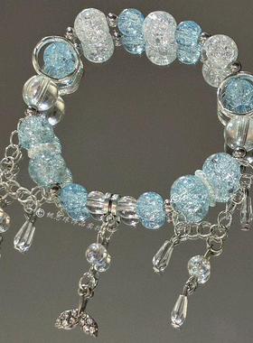 2026【星海鱼尾】蓝色系民族风海蓝星星手链流苏小众设计高级百搭