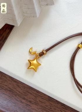 2026小红书爆款折纸星星项链小众设计感精致风高颜值百搭个性饰品