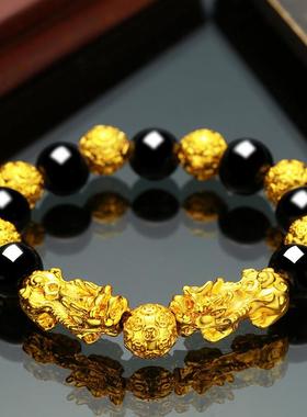 2026财源滚滚招财貔貅单圈手链时尚百搭系列手串转运精美霸气侧漏