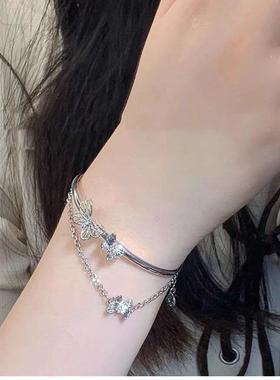 2026限时限量8.8六个手镯平安竹莲手镯女ins学生高级可调节送闺蜜