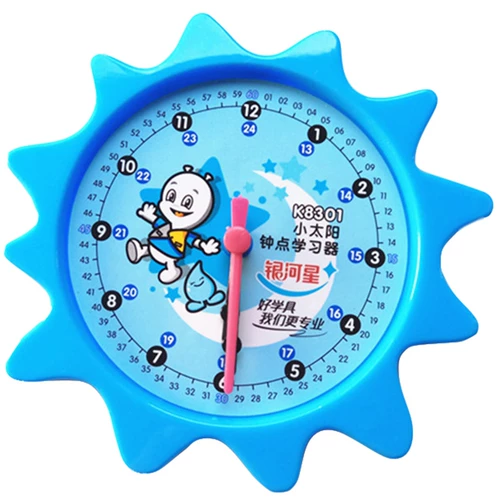 Звезда Galaxy Little Sun Clock Ученик Ученик Ученик Учебник Обучение ученики начальной школы допускают модель часов времени