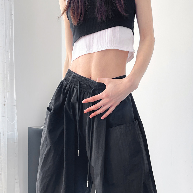 大码冰丝速干阔腿裤女夏季胖mm200斤显瘦高腰宽松防晒休闲登山裤,淘宝优惠券,粉丝福利购,淘宝优惠卷