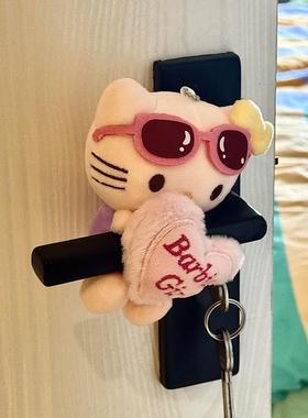 新家的100个快递 | Kitty门把手装饰卧室把手护套房间改造小物件