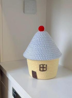 【新家的100个快递】小房子钥匙收纳玄关摆件桌面整理盒家居装饰